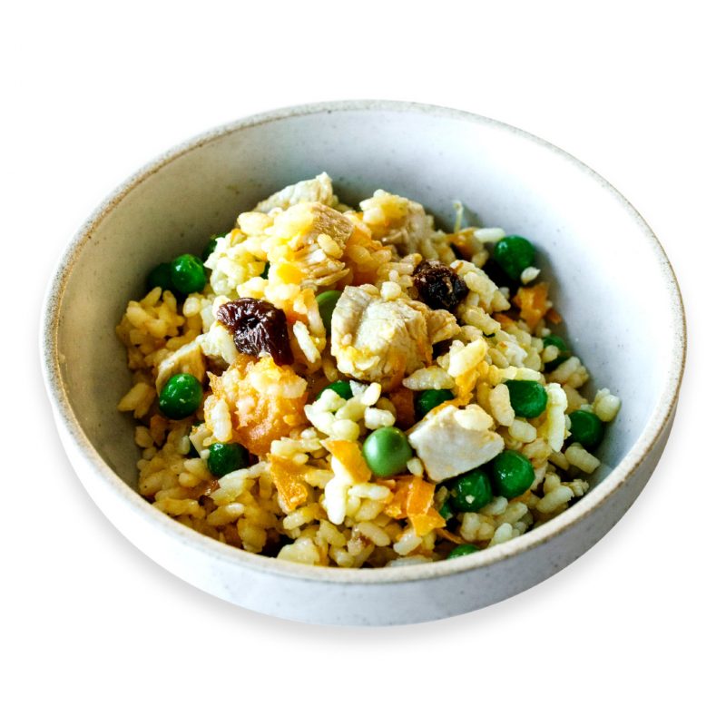Dinner or lunch for kids and toddler - Chicken and Apricot Rice - Messy Faces healthy frozen meals delivered to your door
