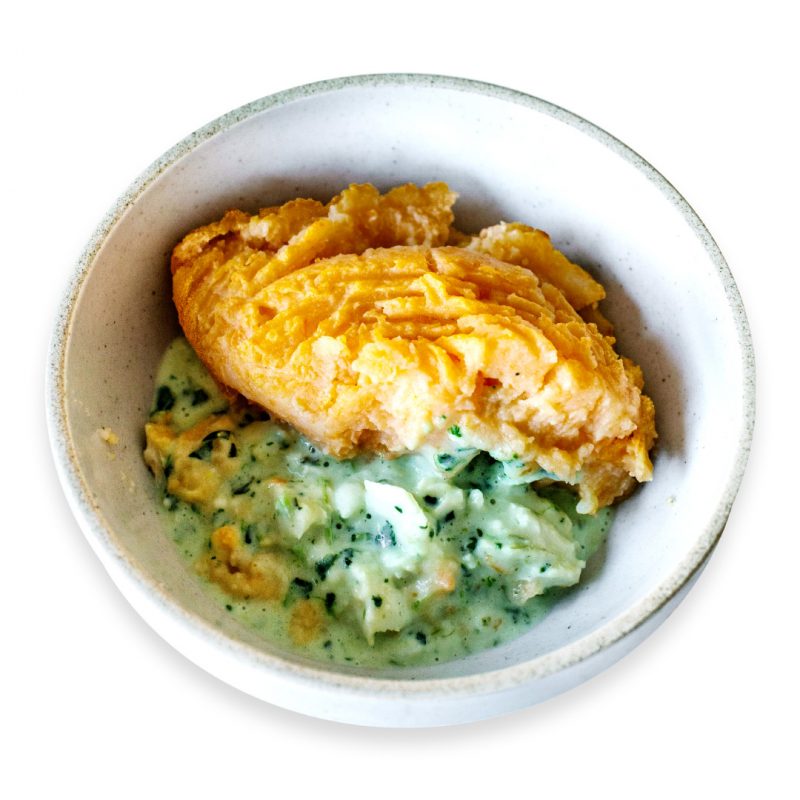 Dinner or lunch for kids and toddler - Fish Pie - Messy Faces healthy frozen meals delivered to your door