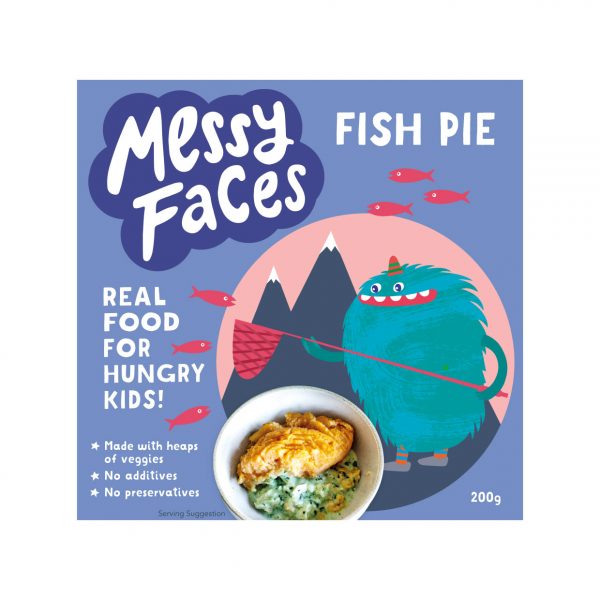 Messy faces healthy lunch box ideas for school lunches. Messy Faces fish pie toddler, kids and family healthy lunch or dinner ideas